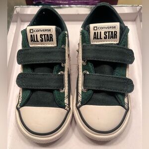 Converse Star Player 76 Easy On Luxe Toddler Sneakers Green Envy Sz 7